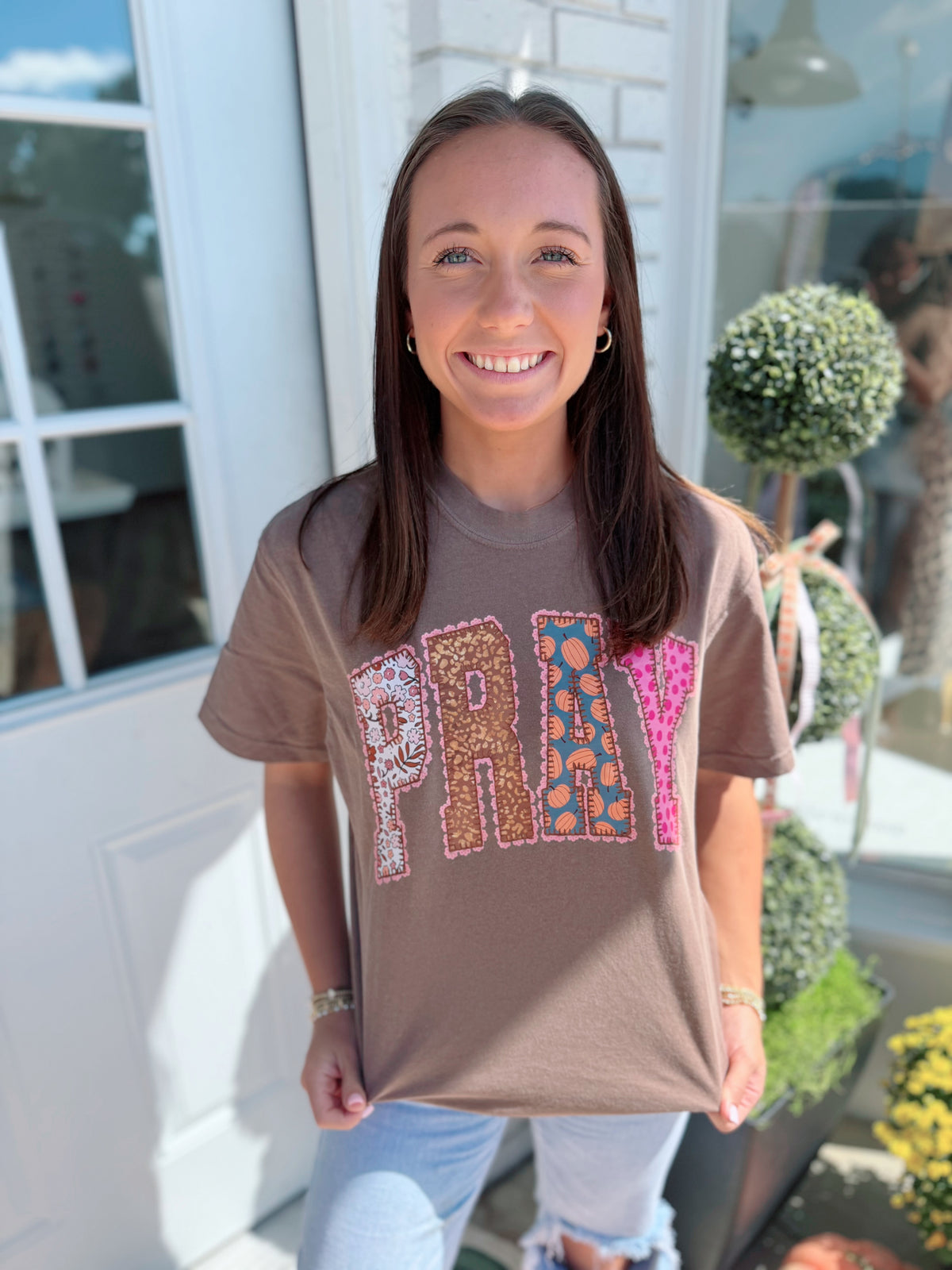 Fall Printed Pray Tee