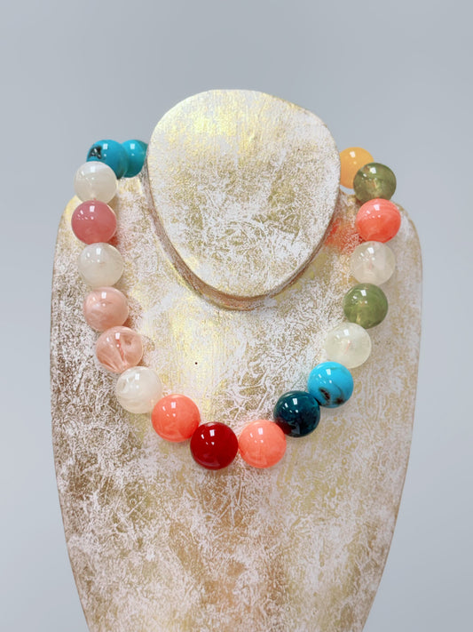 HD Multi Marble Necklace, Various
