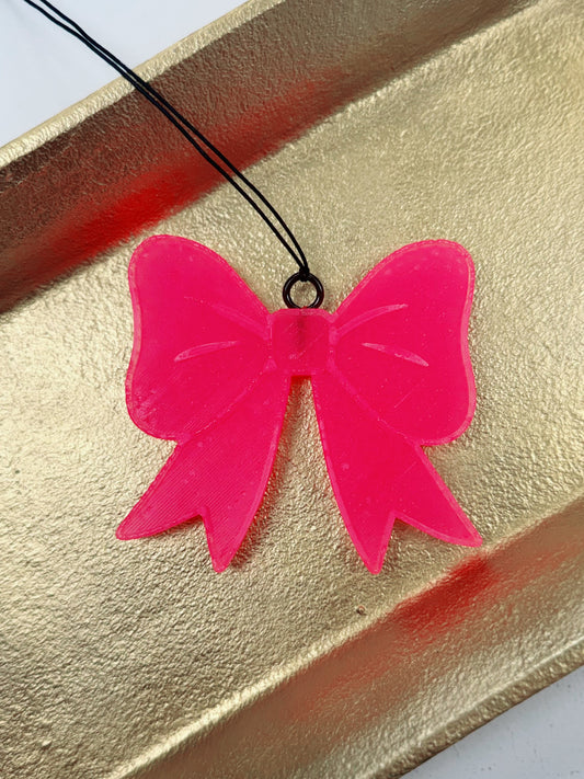 Hot Pink Bow Freshie, Volcano