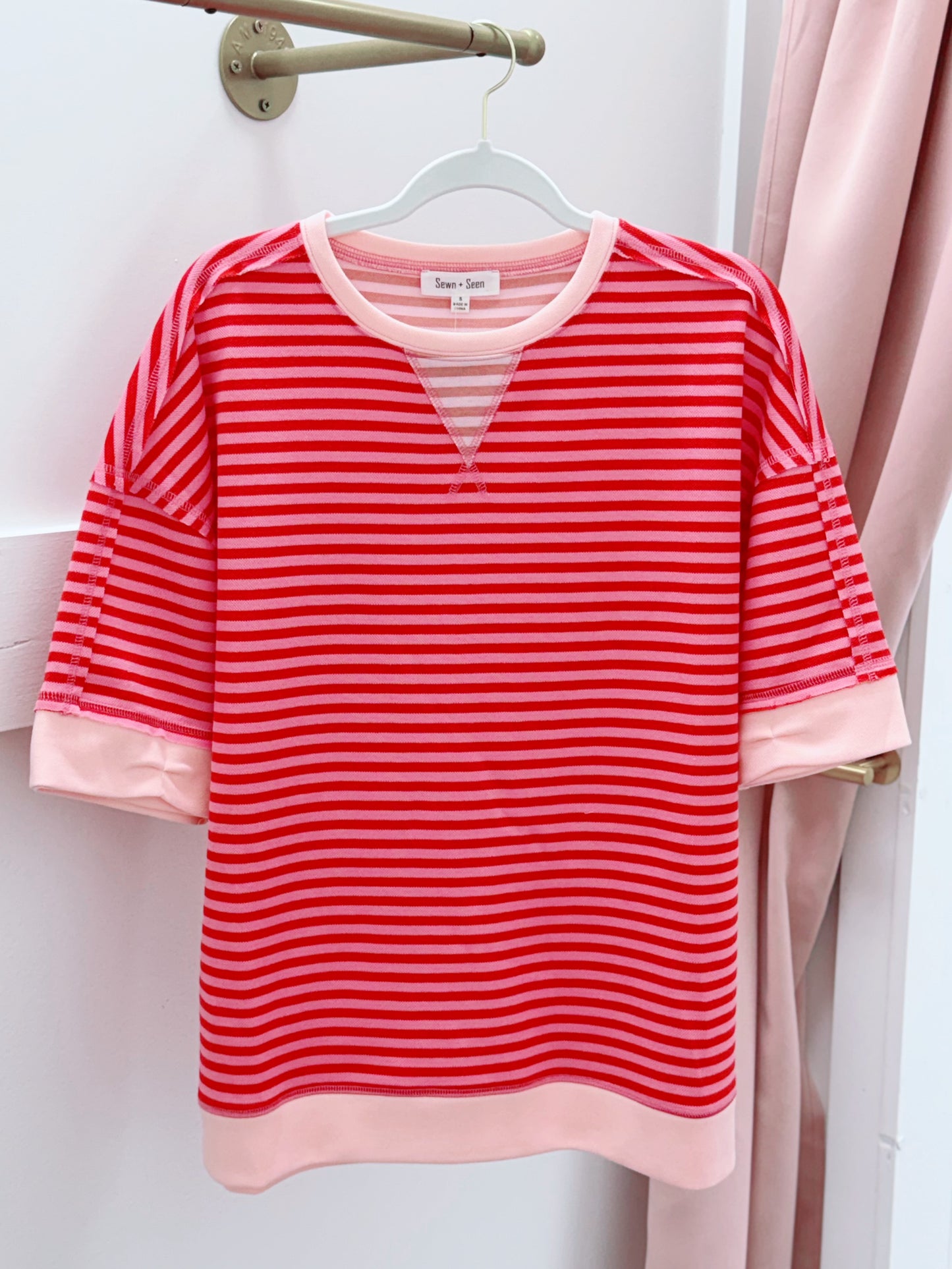 Strawberry Patch Striped Top