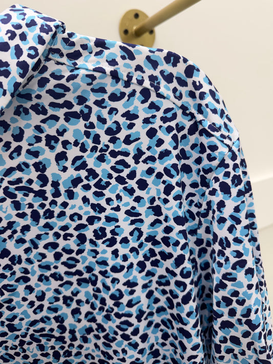Collared Men’s Top | Cheetah
