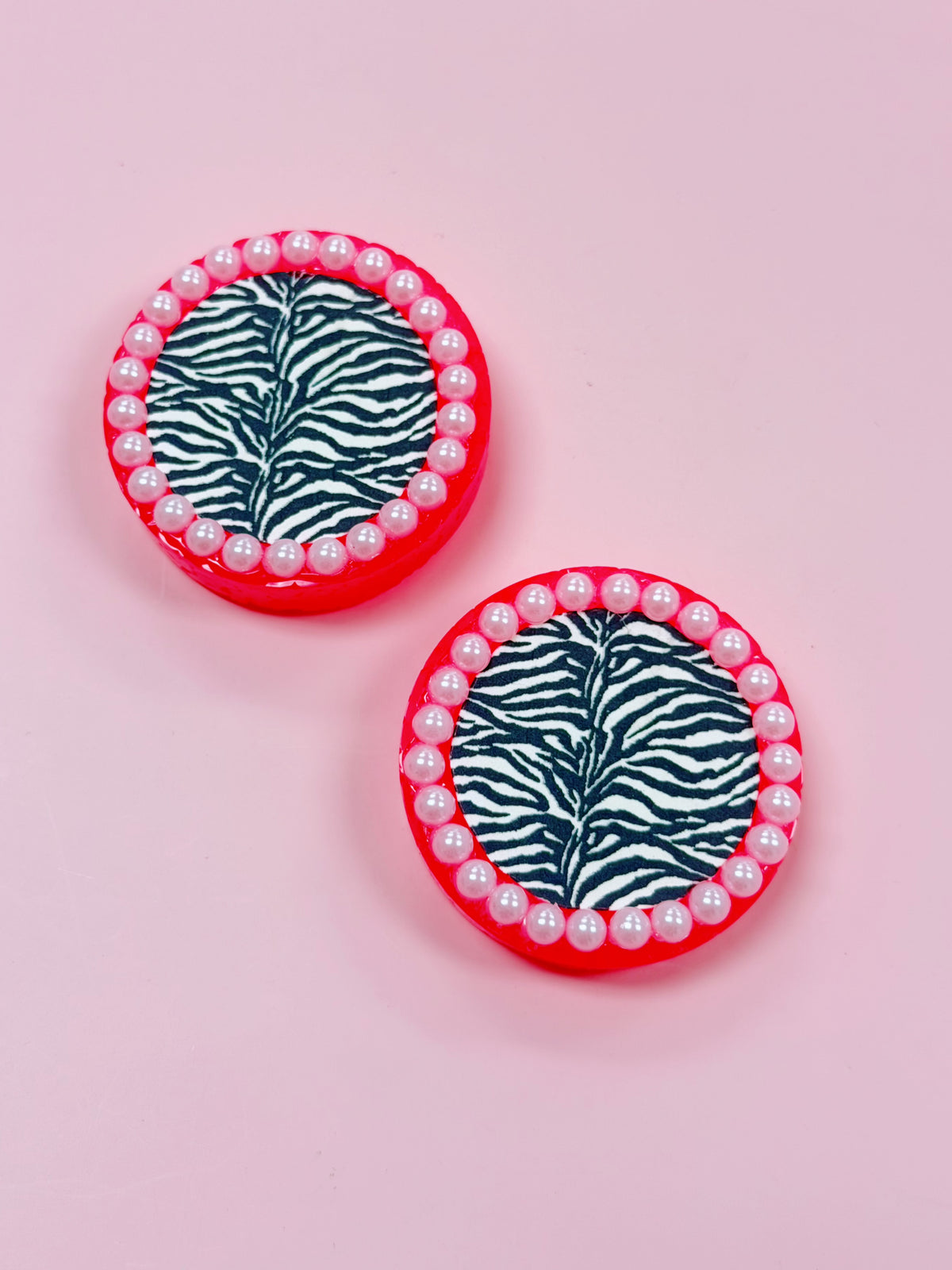 Pink/Black Zebra Print Vent Freshies, Volcano