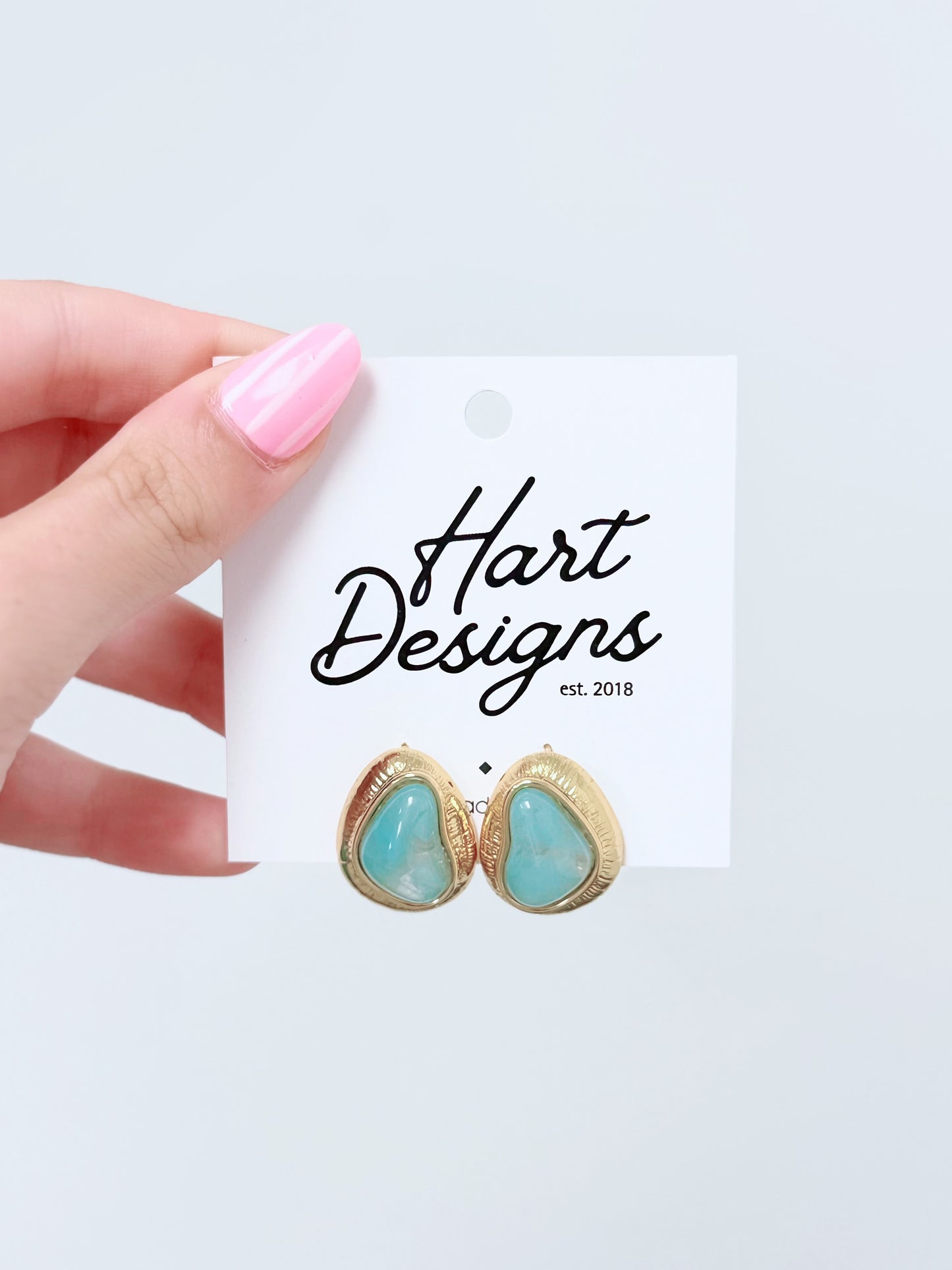 HD Turquoise Stone Earrings