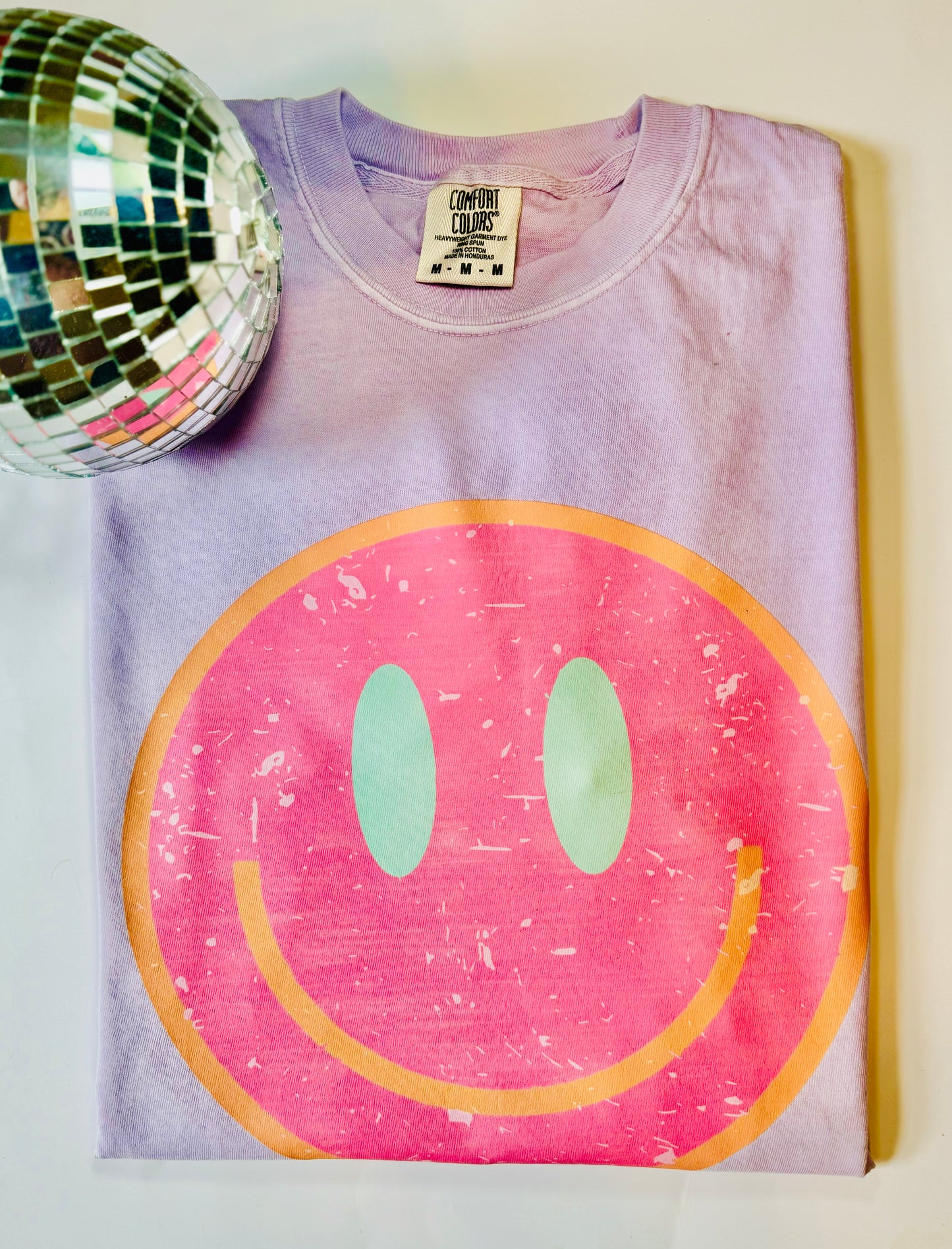 Colorful Smiley Tee