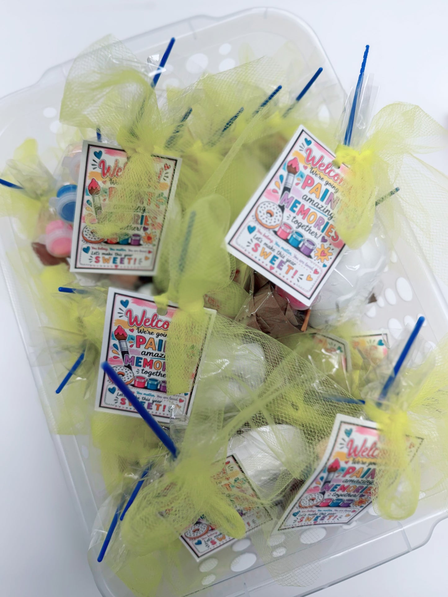 Classroom Donut Plaster Paint Set