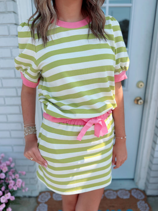 Striped Limeade Set