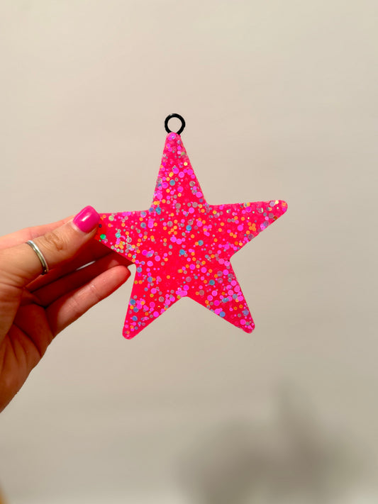 Glitz Pink Star Freshie