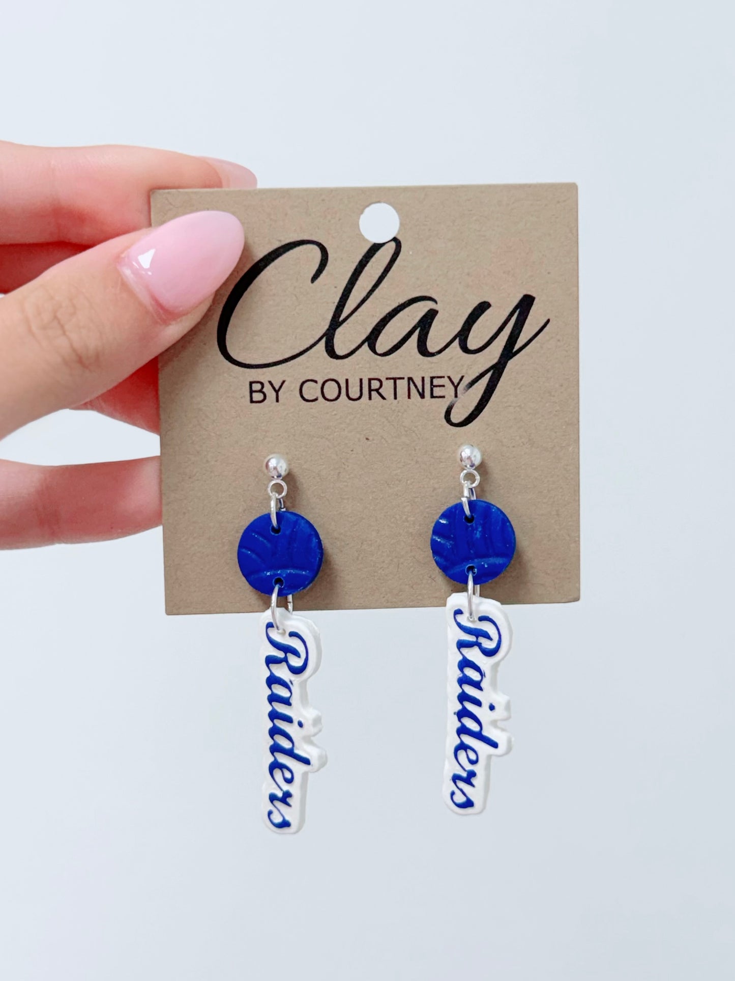 Royal Raiders Clay Earrings