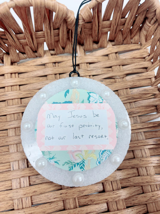 Multi May Jesus Be Our First Priority Freshie, Pumpkin Apple