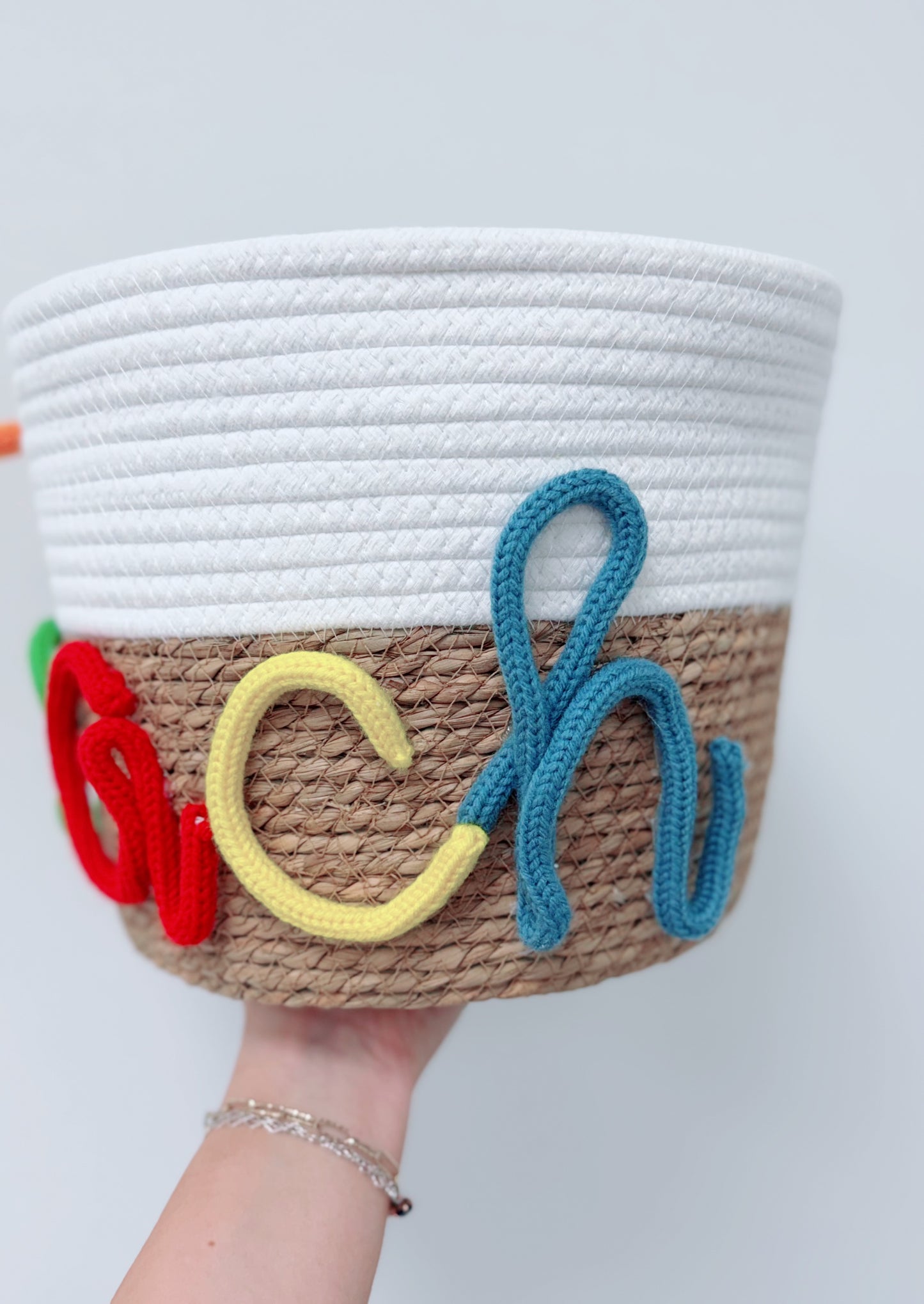 Two-Toned Multi “Teach” Basket