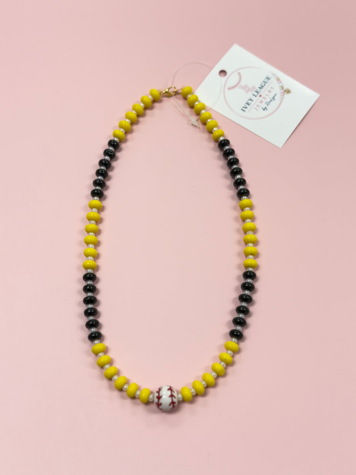Ivey League Baseball Necklace, Various