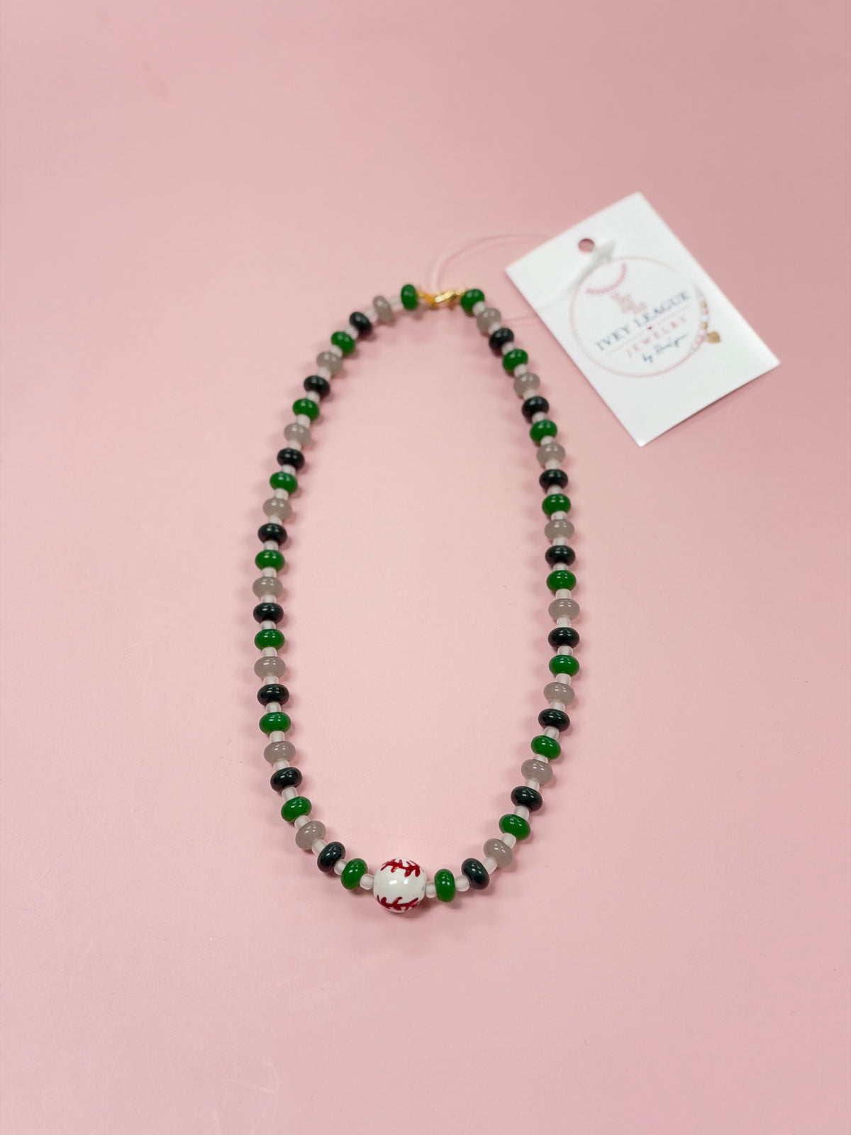 Ivey League Baseball Necklace, Various