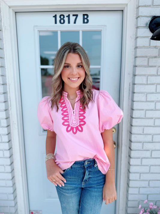 Bella Babe Pink Top 🤍 1 medium & 1 large left