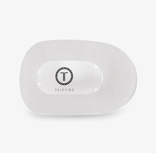 Teleties | Round Coconut White