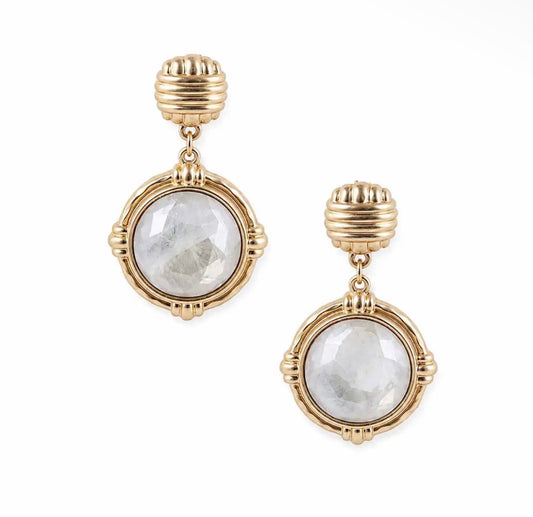 Matte Gold Textured Earring, Various