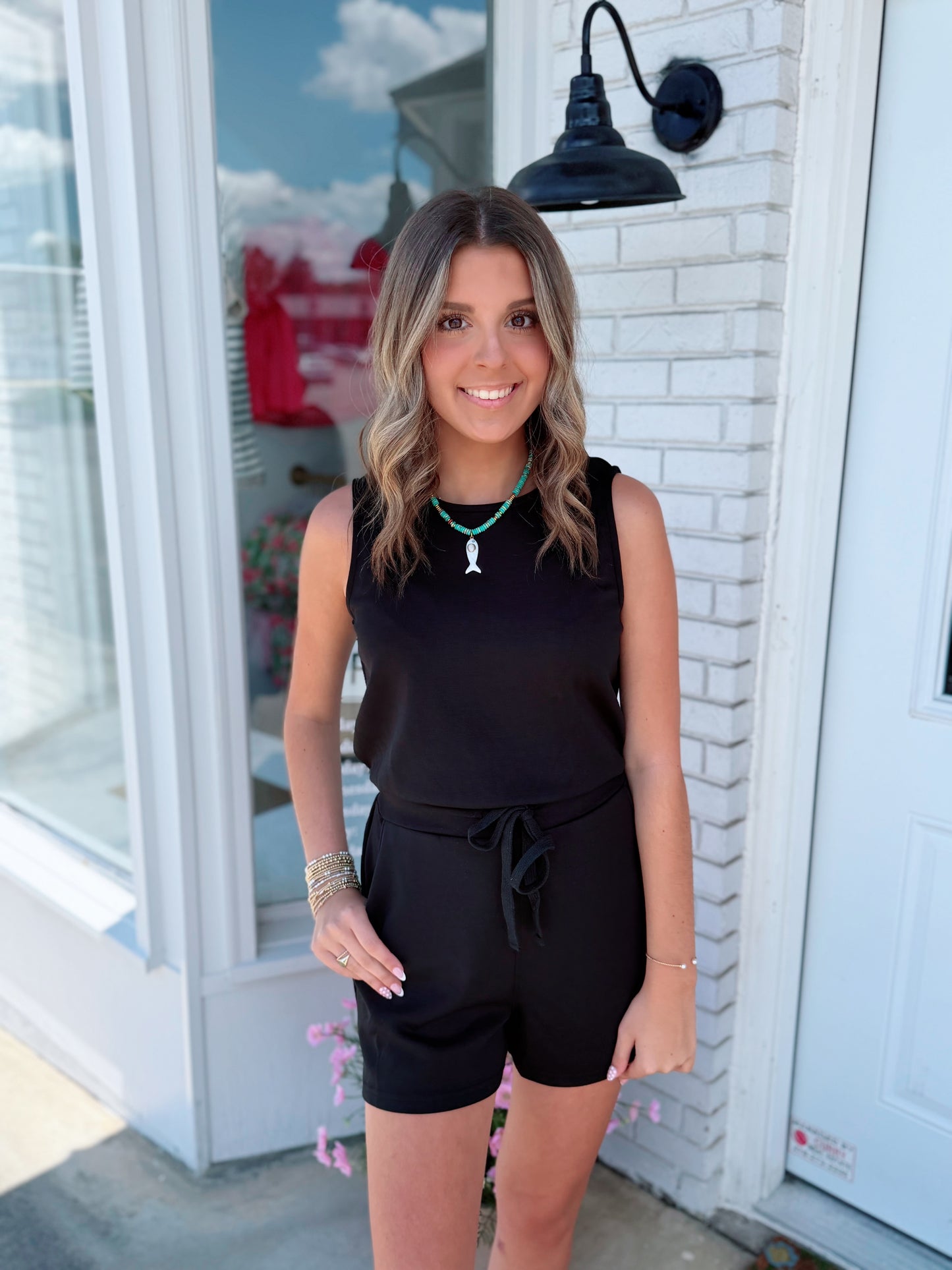 Everyday Essential Romper | Black