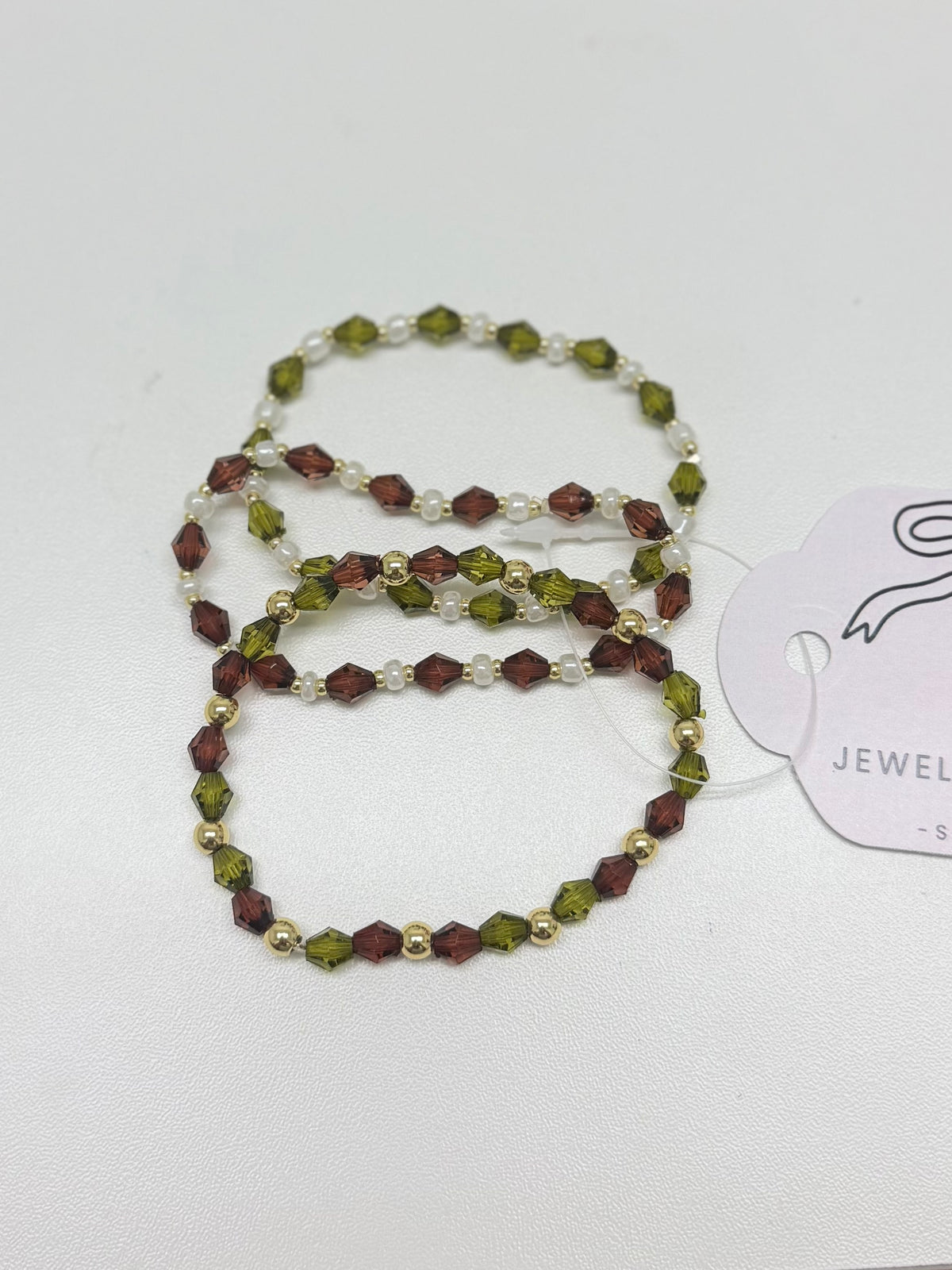 Handmade Bracelet Stack, Style 24