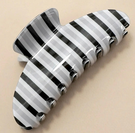 Jumbo Striped Claw Clip, Various
