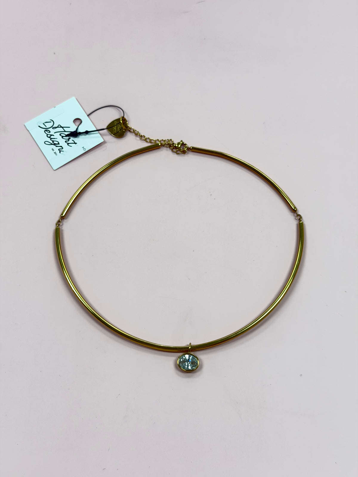 HD Diamond Charm Bar Necklace, Various
