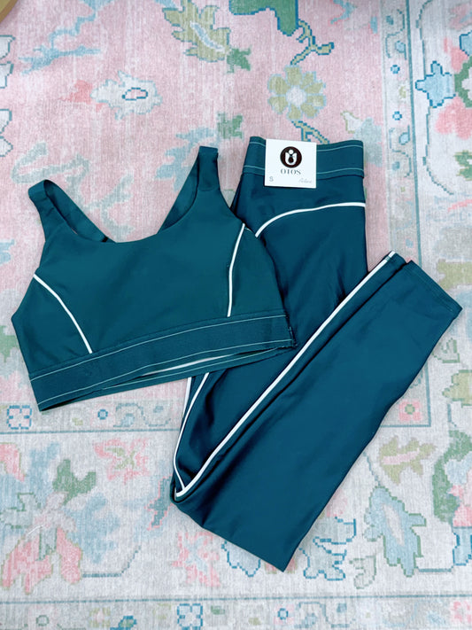 Forest Green Pilates Set