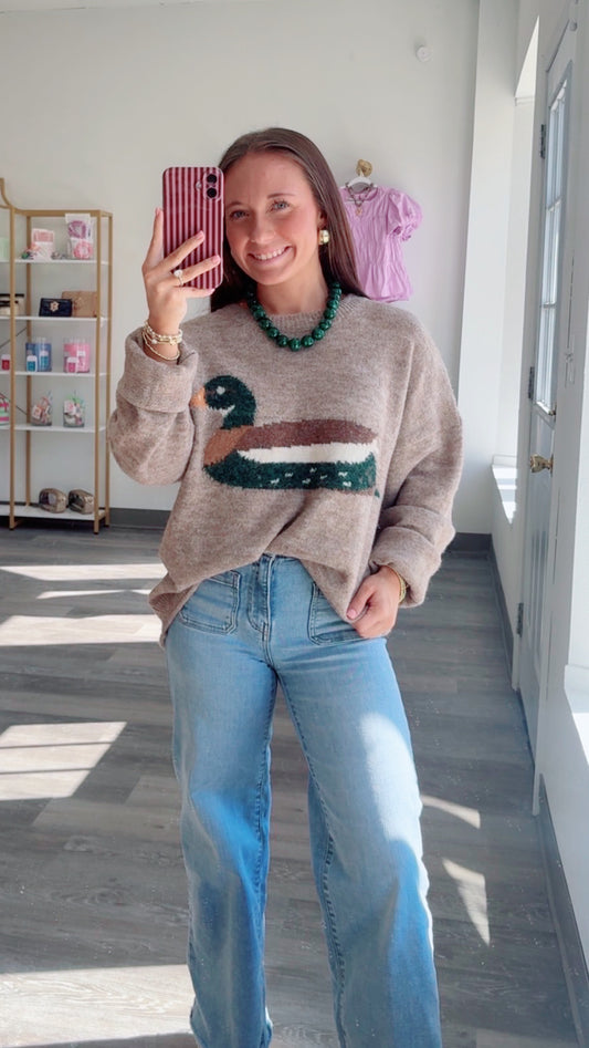 Mallard in Mocha Sweater