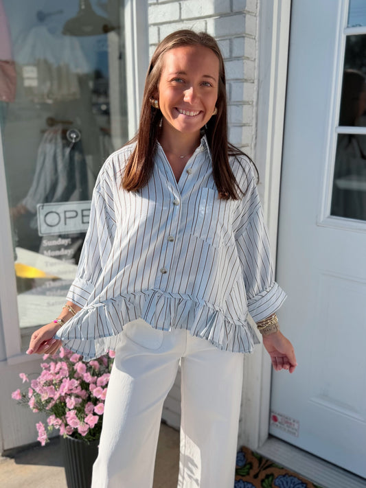 Sunday Stroll Stripe Top