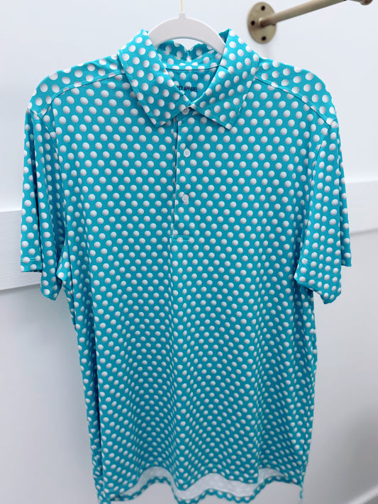 Collared Men’s Top | Golf Ball