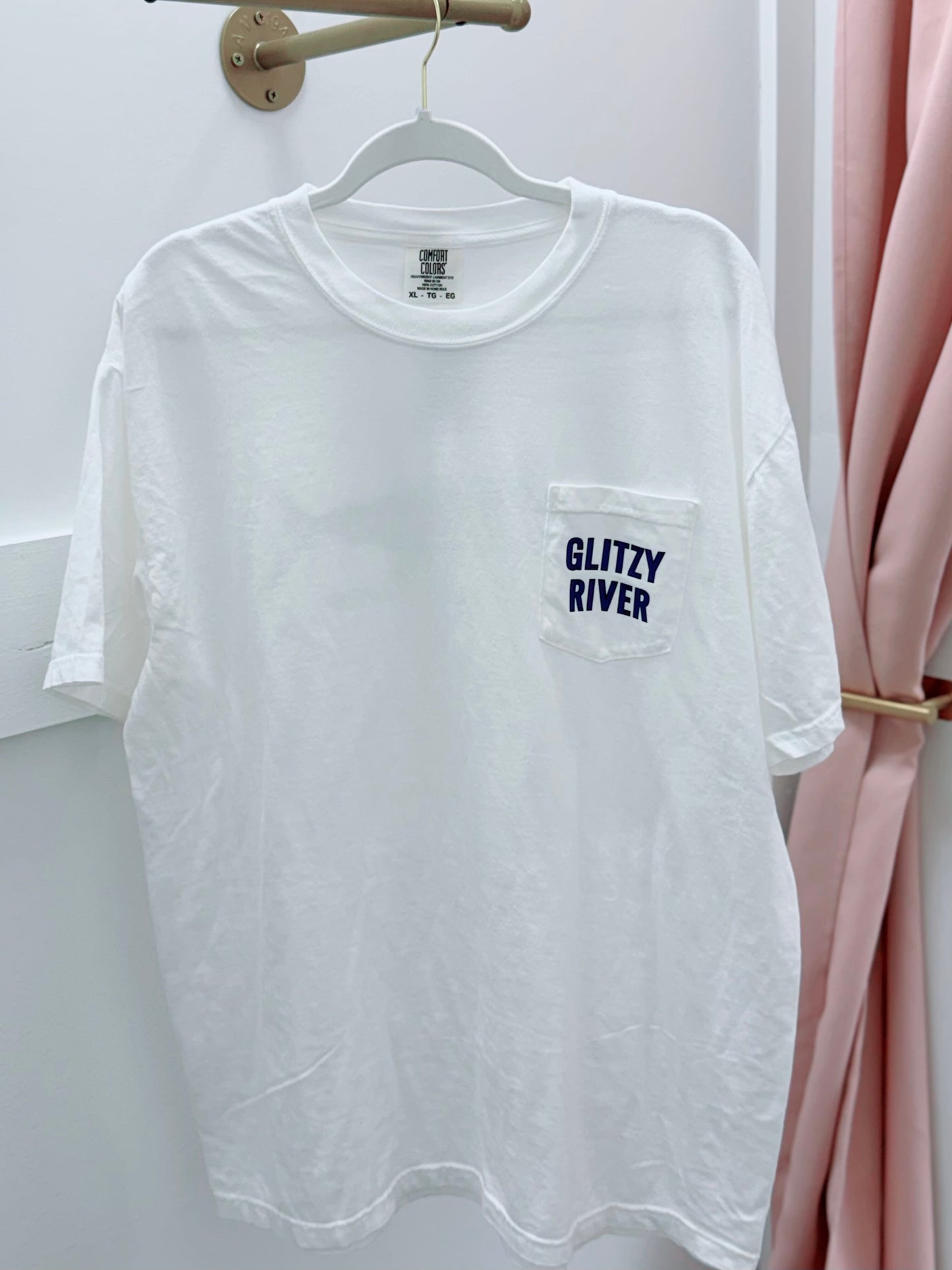 Ocean Fish Glitzy Tee | White