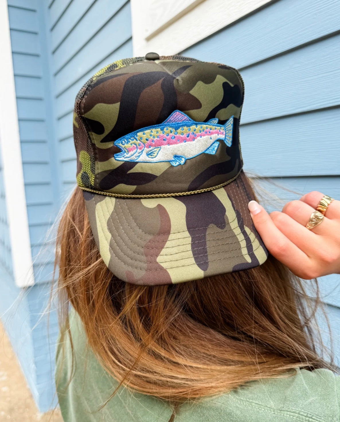 Camo Rainbow Trout Hat