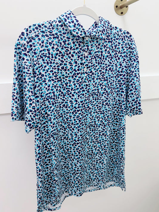 Collared Men’s Top | Cheetah