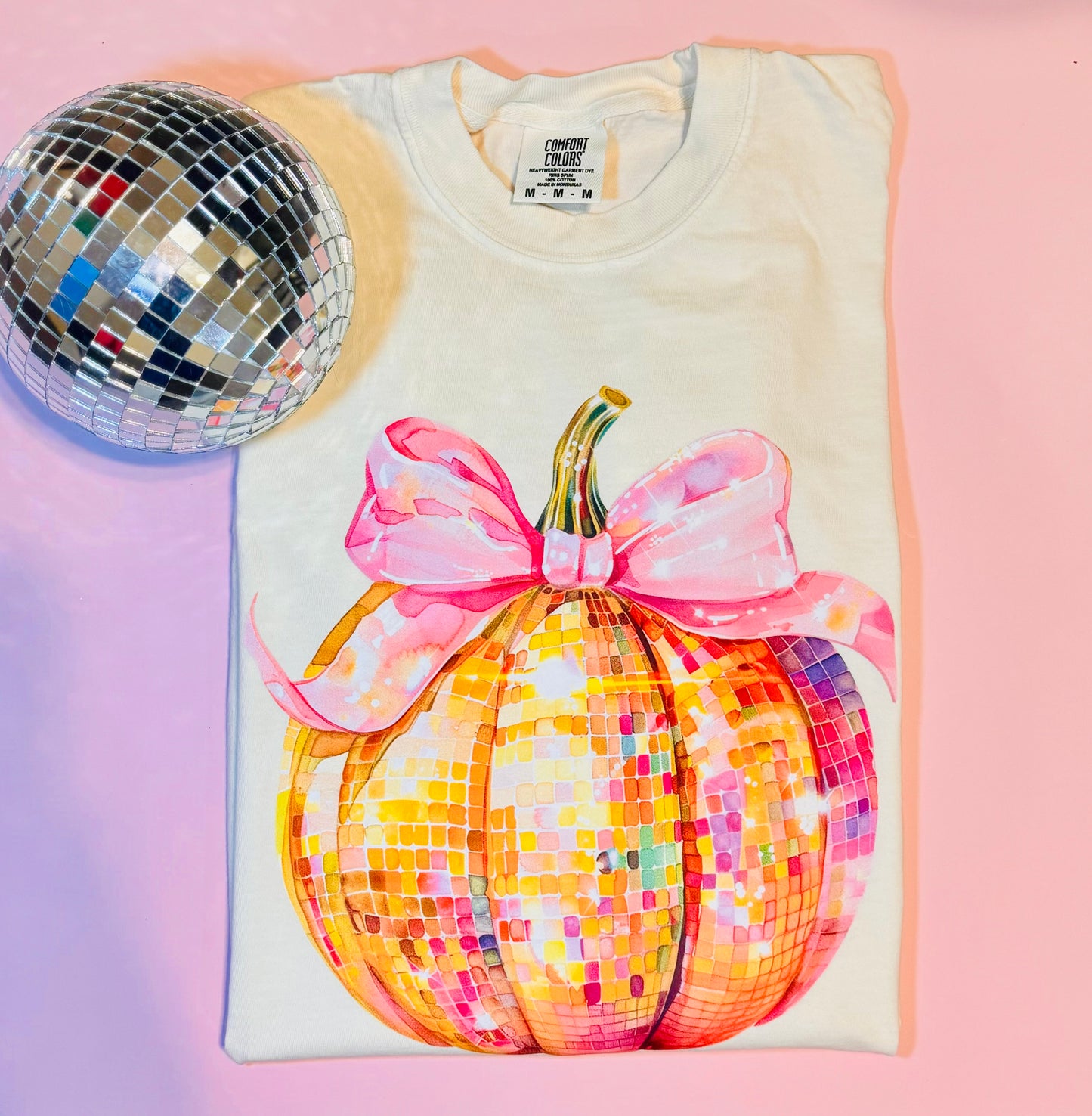 Disco Coquette Pumpkin Tshirt