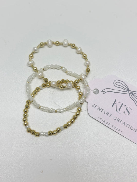 Handmade Bracelet Stack, Style 27