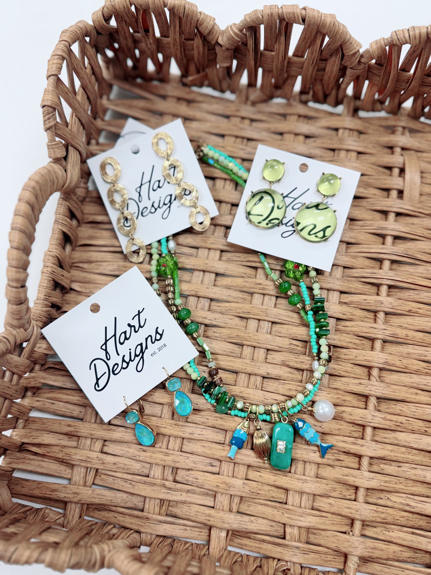 HD Summer Fun Fish Layered Necklace