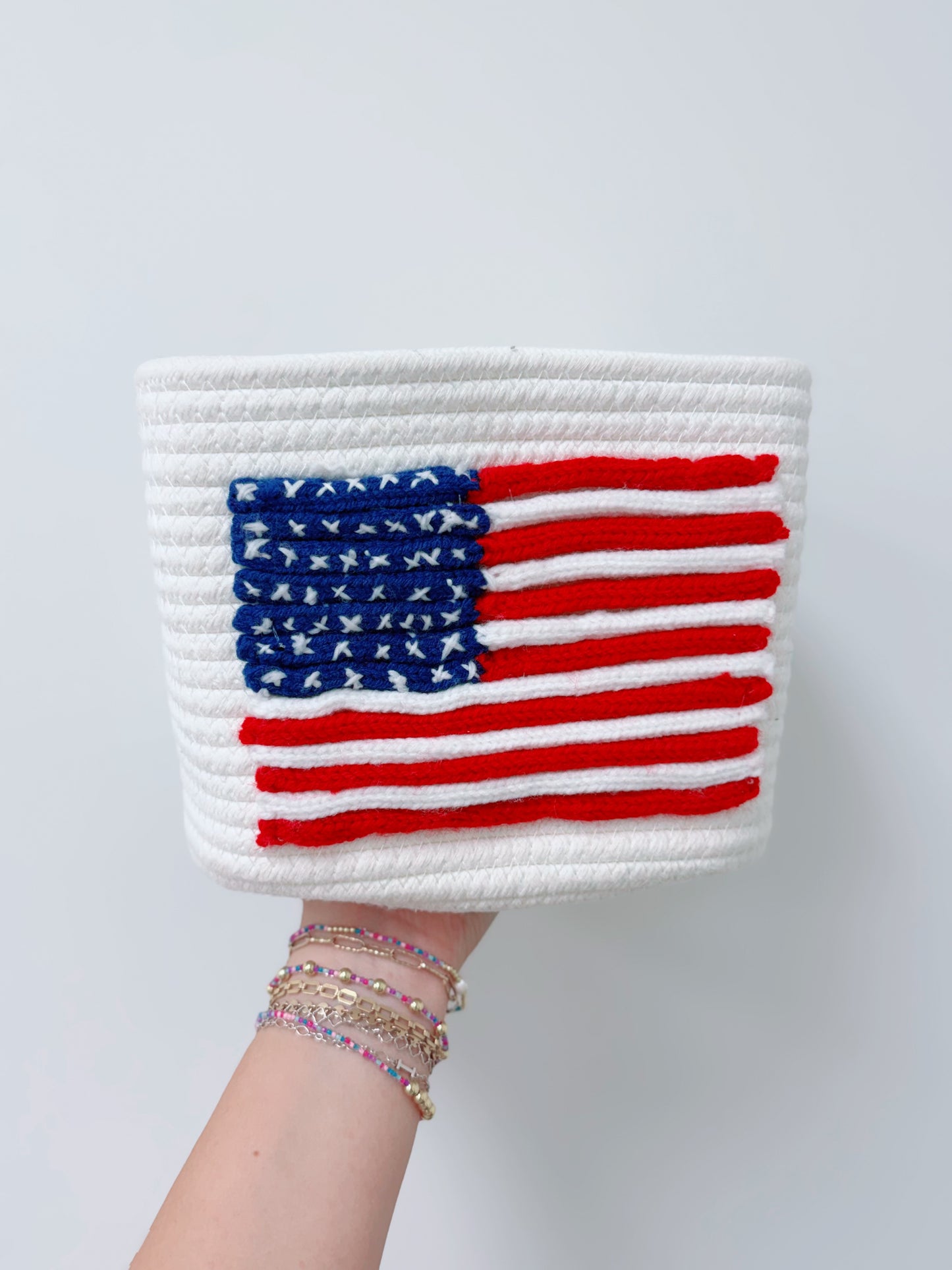 Square Flag Basket