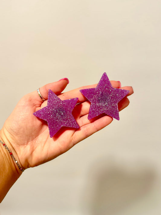 Purple Glitter Star Vent Freshies