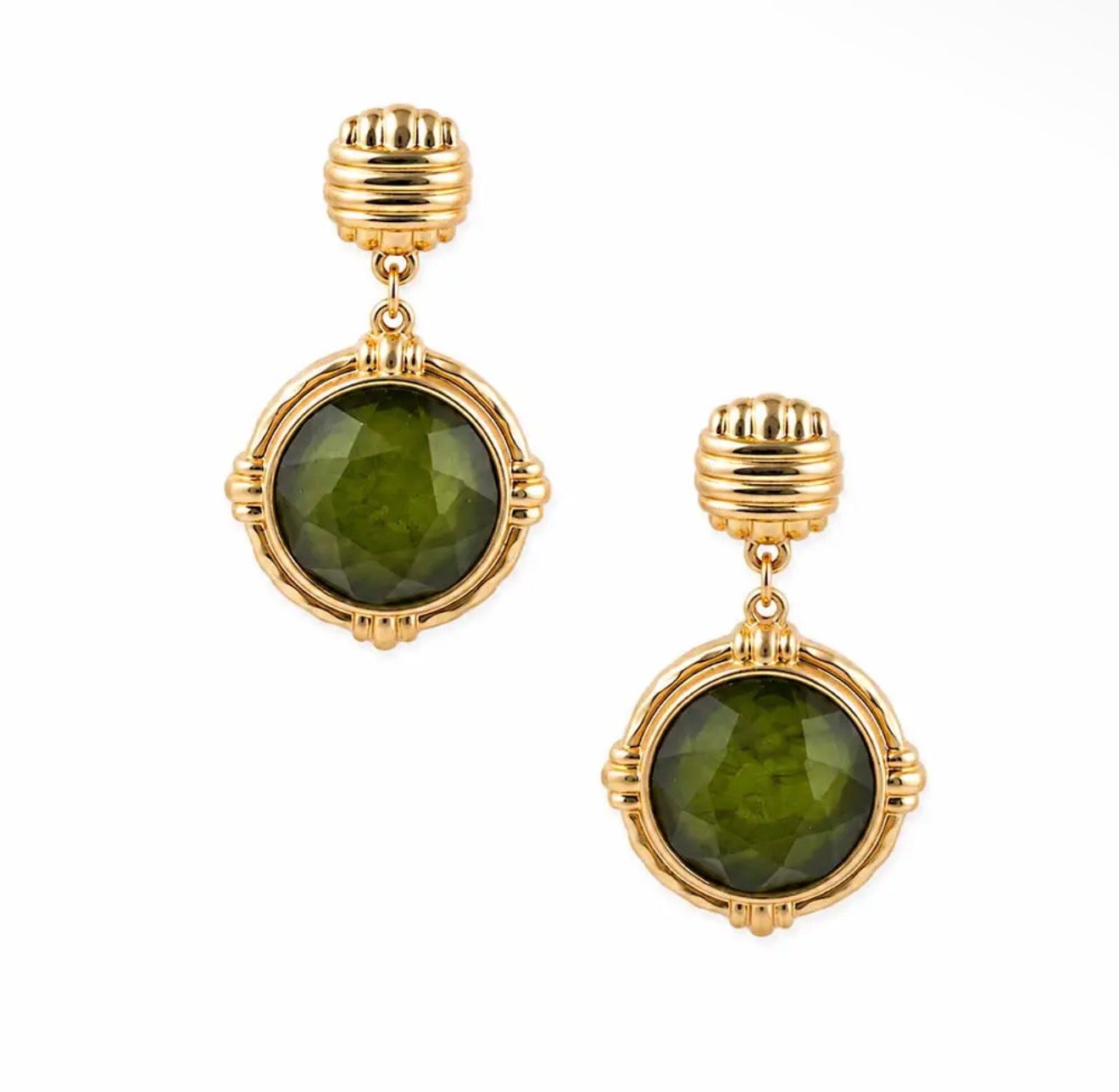 Matte Gold Textured Earring, Various