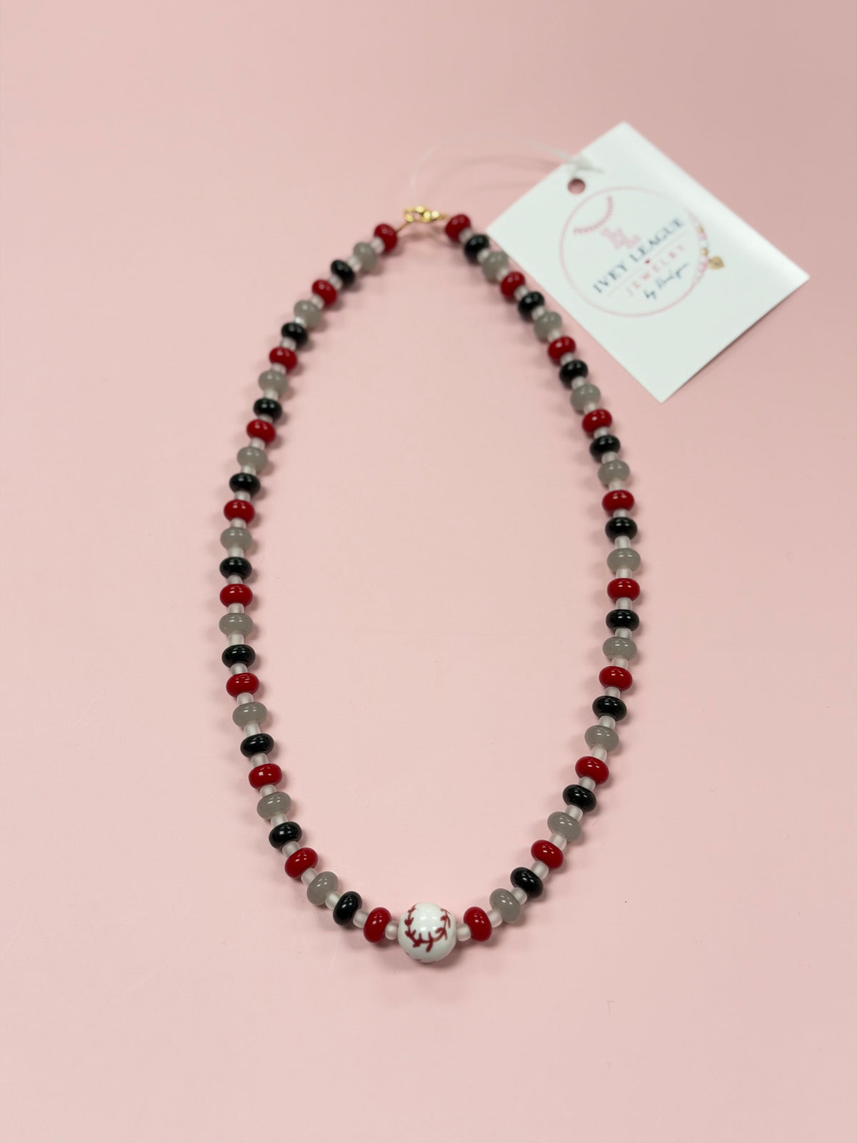 Ivey League Baseball Necklace, Various