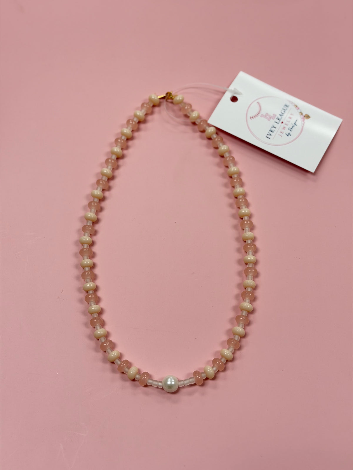 Ivey League Pearl Charm Necklace, Various