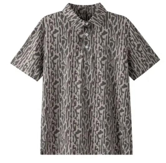 Men’s Performance Polo, Retro Bayou Camo