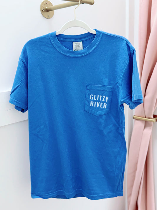 Bottomland Glitzy Tee | Mystic Blue