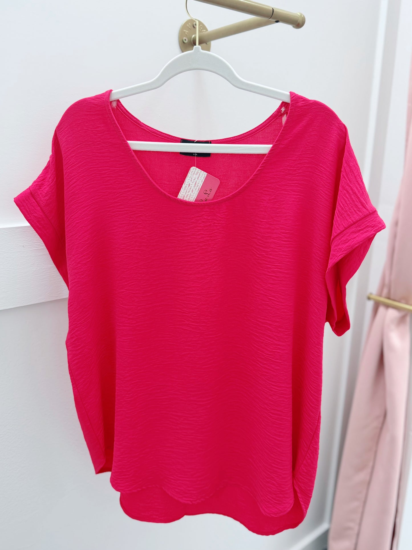 Simple in Rose Top | Plus