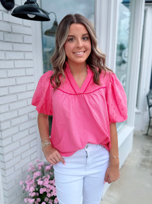 Rosé Garden Top