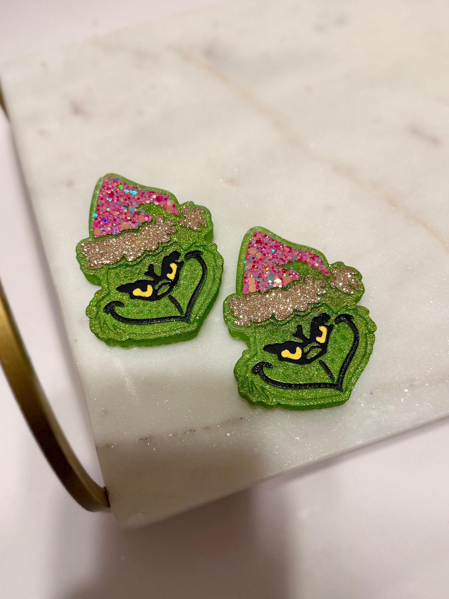 Confetti Green Man Vent Clips