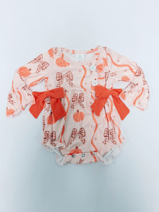 Pumpkin Patch Bow Bubble