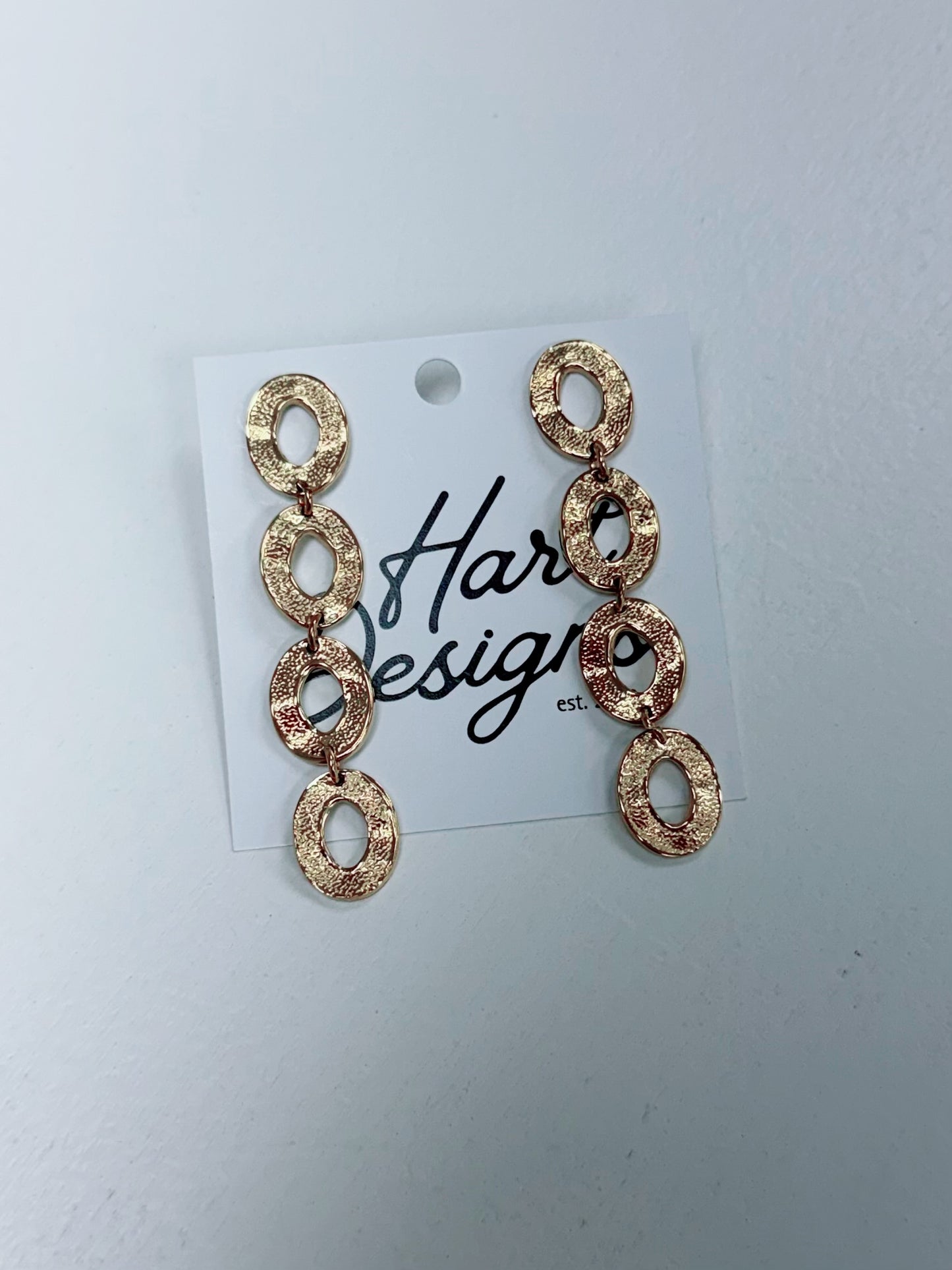 HD Round + Gold Mini Statement Earring