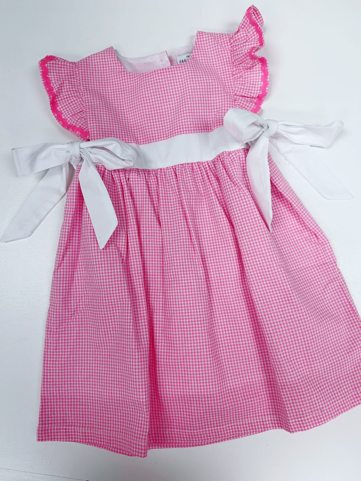 Pink Gingham Dress