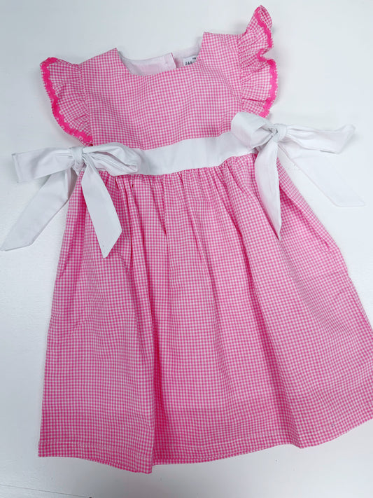 Pink Gingham Dress