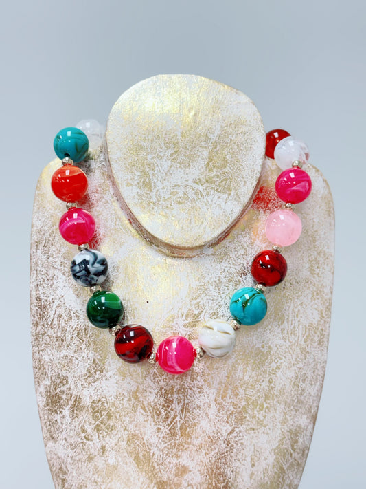 HD Multi Marble Necklace, Various