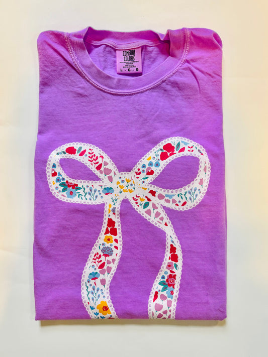 Neon Summer Lace Tee