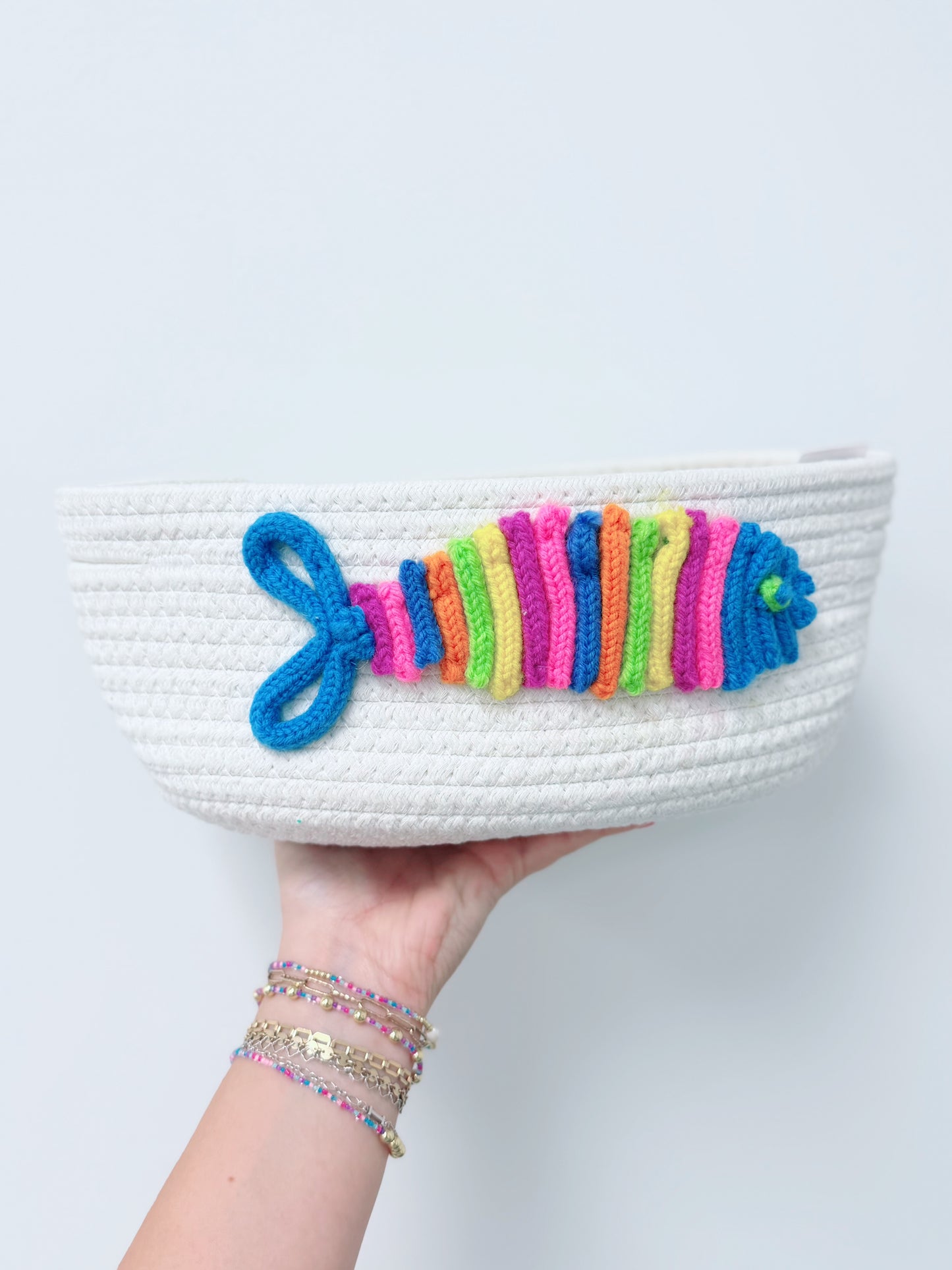Rainbow Fish Basket